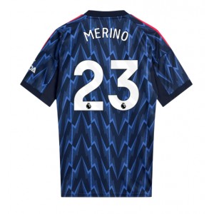 Arsenal Mikel Merino #23 Jalkapallovaatteet Vieraspaita 2025-26 Lyhythihainen